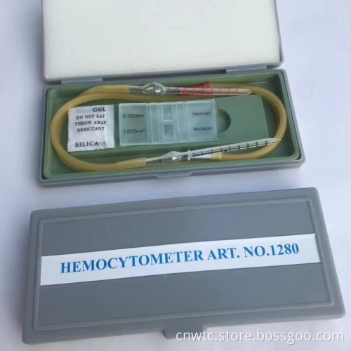 Lab Hemocytometer Set: Accurate Blood Counting Chamber Apparatus for Scientific Research and Clinical Applications